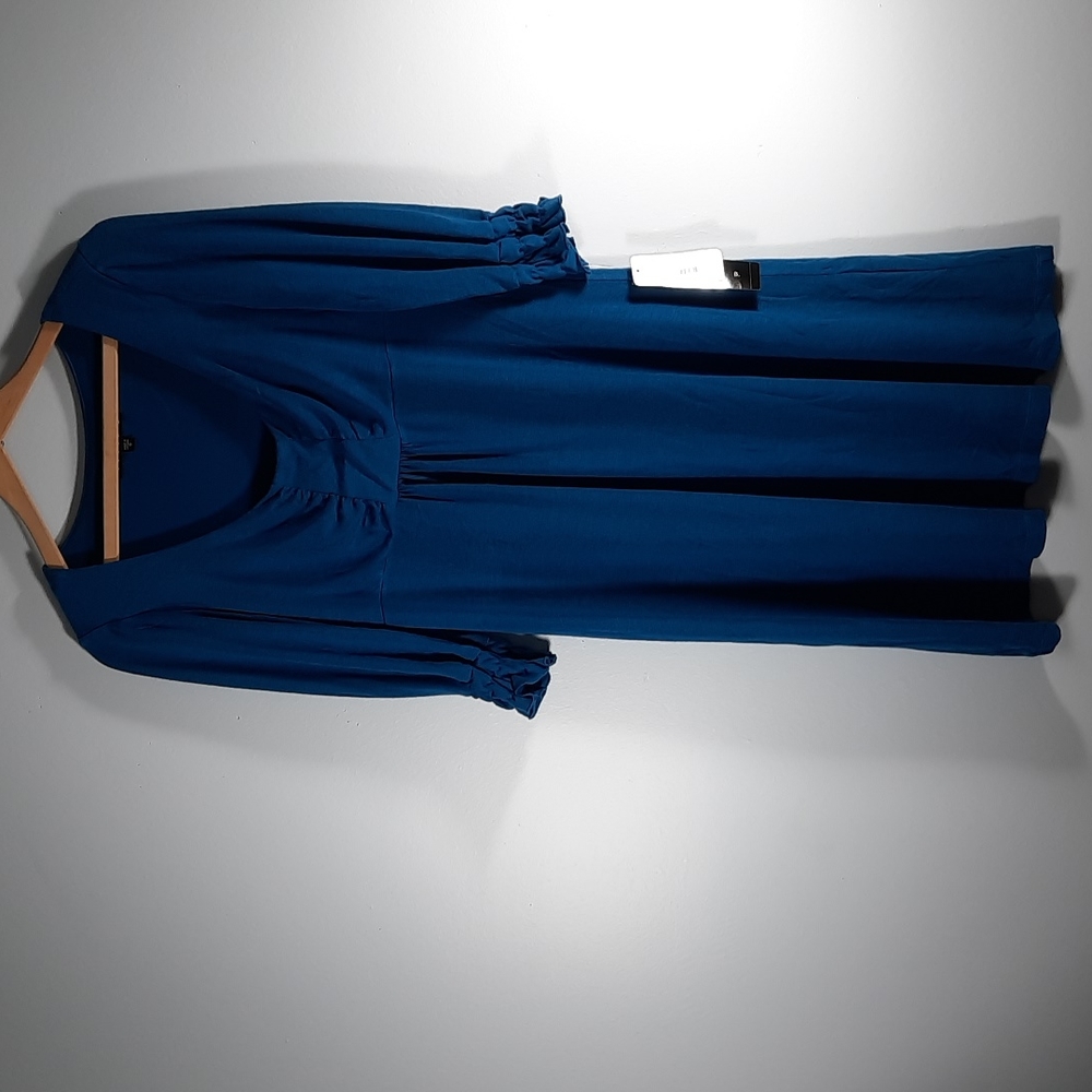 NWT TIANA B Teal dress SZ L